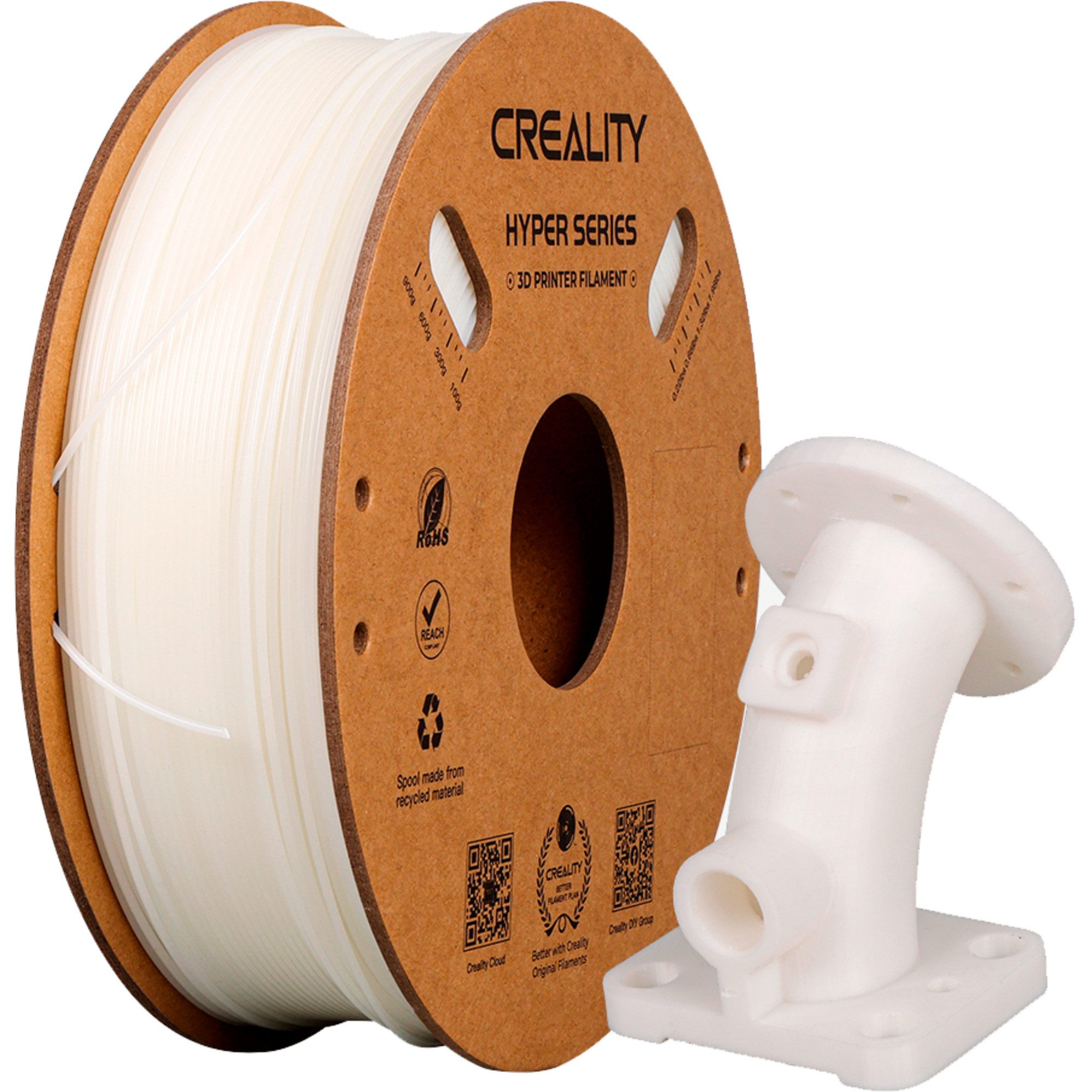 Creality 3D-Drucker Creality CR-ABS Filament Weiß, 3D-Filament, (1 kg