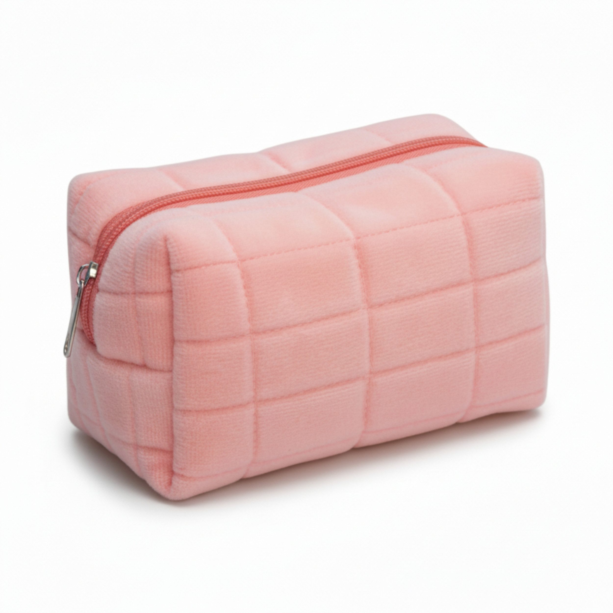 Malantis Kosmetiktasche Malantis Plüsch Kosmetiktasche weicher, faltbarer MakeUp Kulturbeutel (super weich und flauschig, 1 Stück), Wasch Beutel für Reise oder Sport in modernen Farben