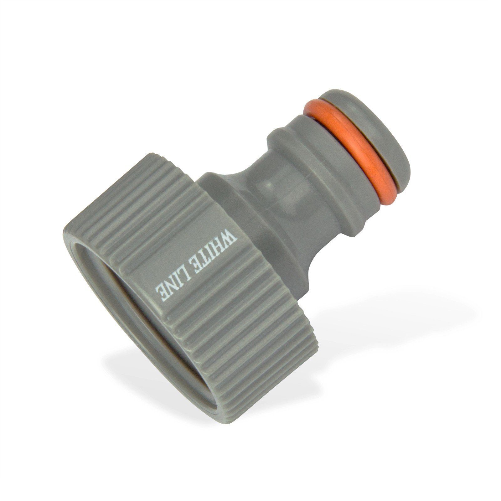 Schlauchadapter Kunststoff Steckkupplung 1/2 Zoll 21mm Hahnstück Hahnverbinder