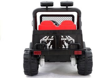 Elektro-Kinderauto JEEP Raptor zwei Motoren+LED+Audio+FB schwarz