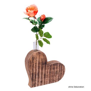 Casamia Fotohalter Tischdeko Herzen 3-teilig Blumenvase Hochzeitsgeschenk Hochzeitsdeko M