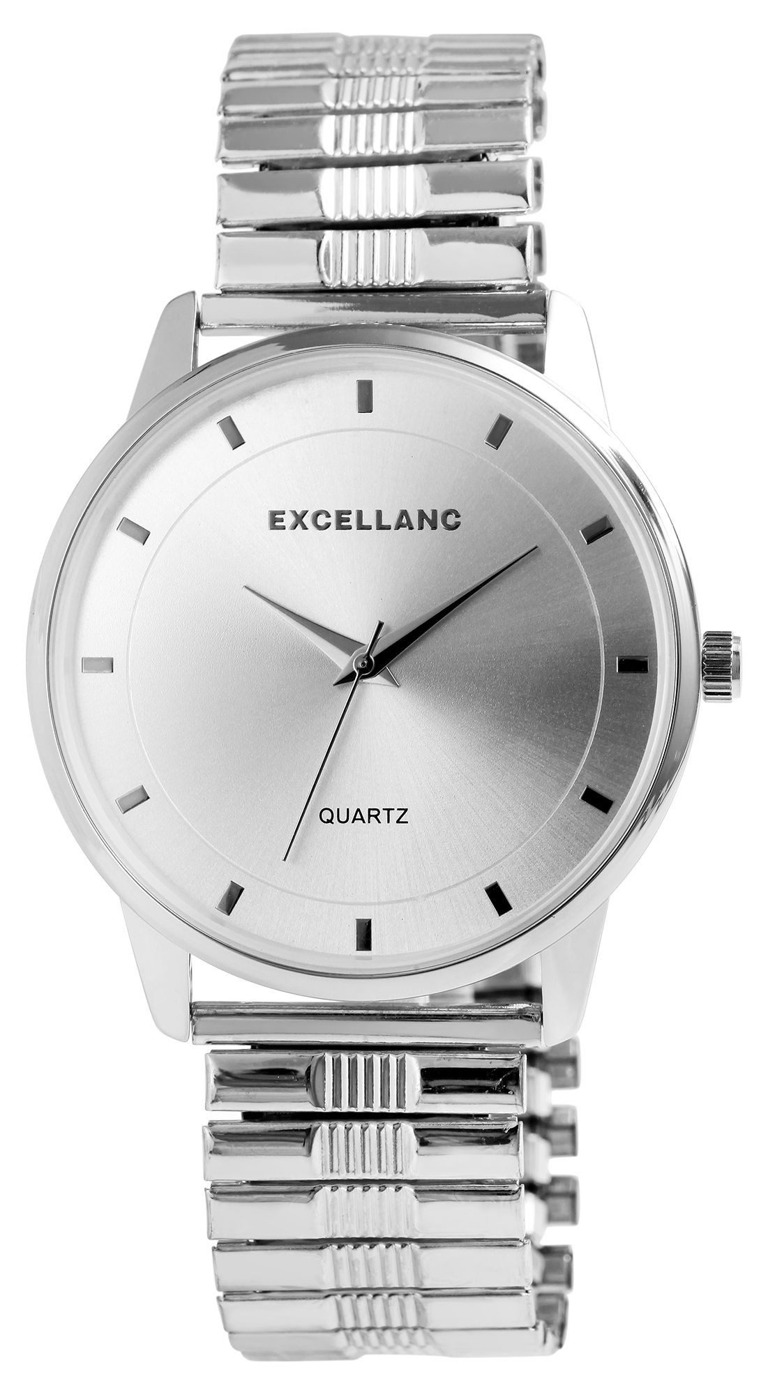 EXCELLANC Quarzuhr Saki, Mineralglas, Herrenuhr Edelstahl