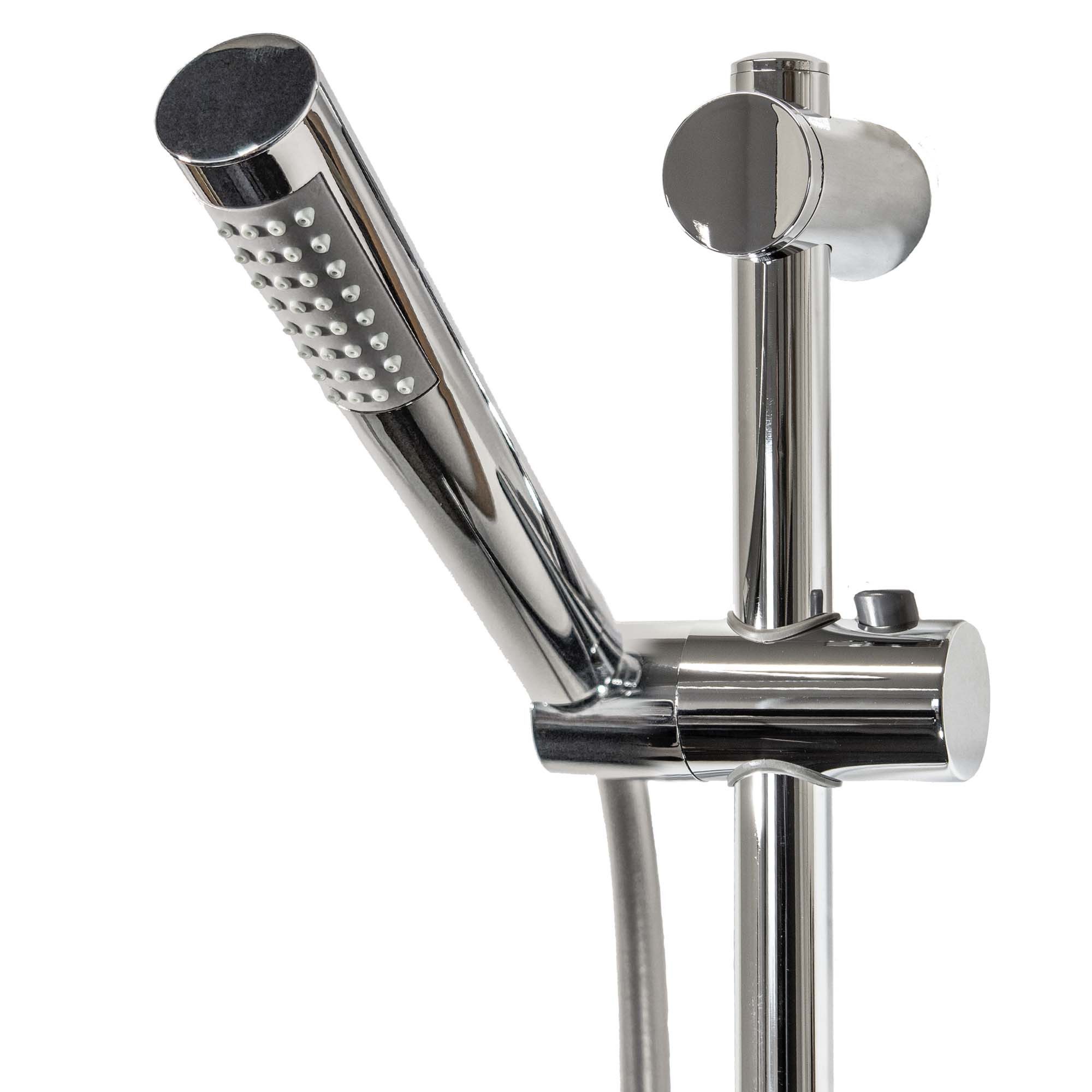 tecuro Brausegarnitur Brauseset ew-030 - 1 strahlig, Brauseschlauch 160 cm