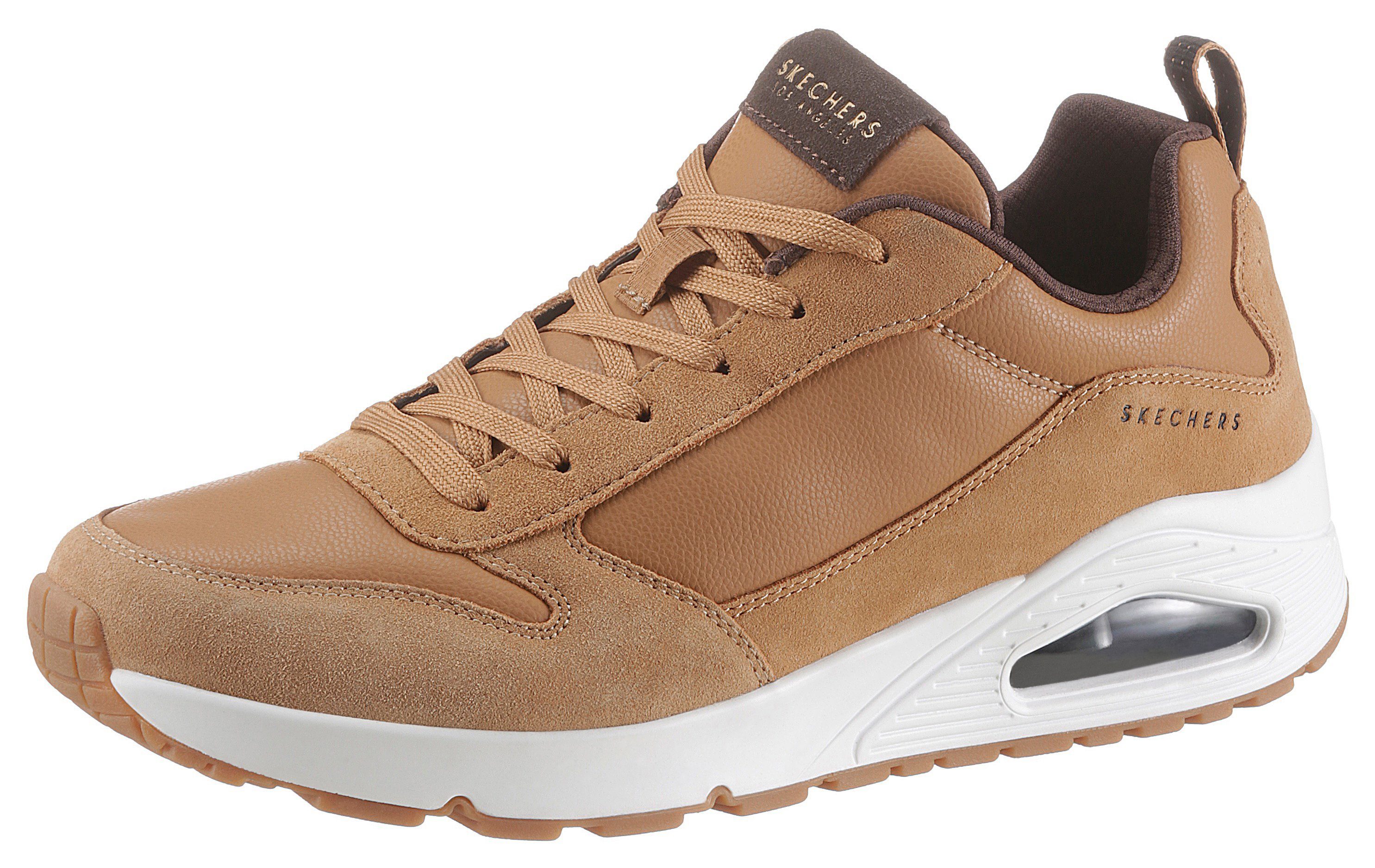 Skechers UNO Sneaker mit Luftkammernsohle, Freizeitschuh, Halbschuh, Schnürschuh