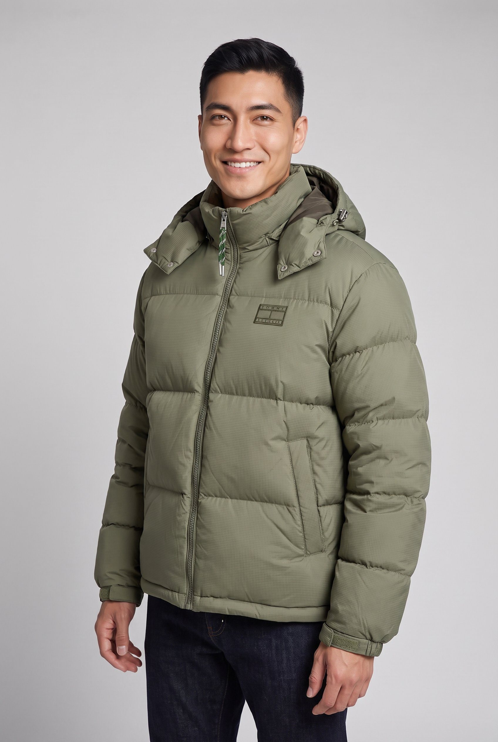 Tommy Jeans Steppjacke ALASKA DOWN PUFFER Daunenjacke Regular fit mit abnehmbarer Kapuze