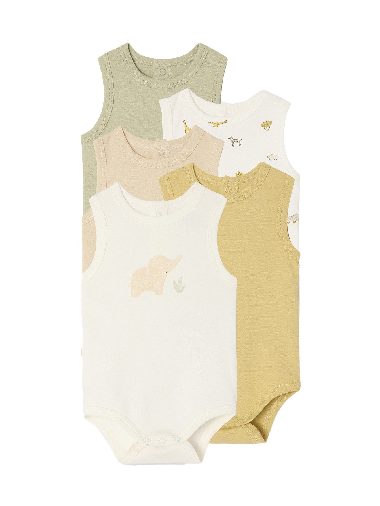 vertbaudet Kurzarmbody 1016076001 5er-Pack