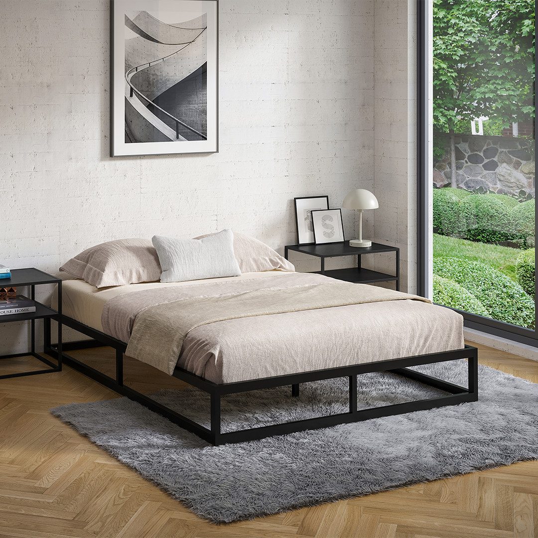 skølm Bettgestell Bragi inkl. Lattenrost (25 cm hoch), Metallbett 140x200 c günstig online kaufen