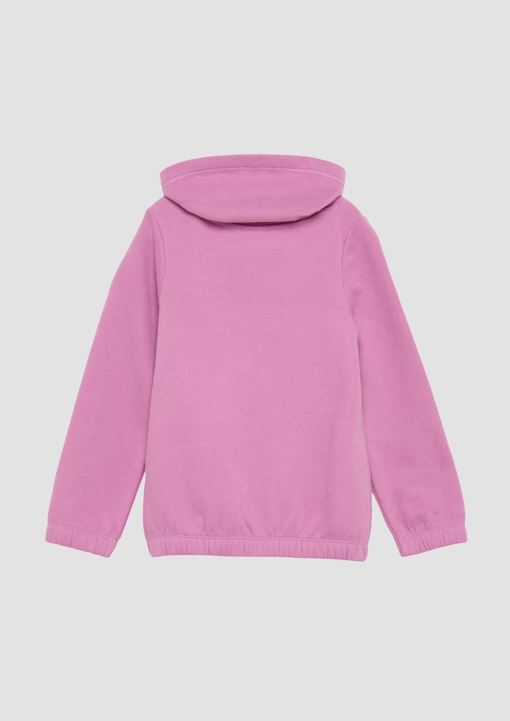 s.Oliver Sweatshirt Sweatshirt Wärmendes Sweatshirt mit Schalkragen und Gli günstig online kaufen