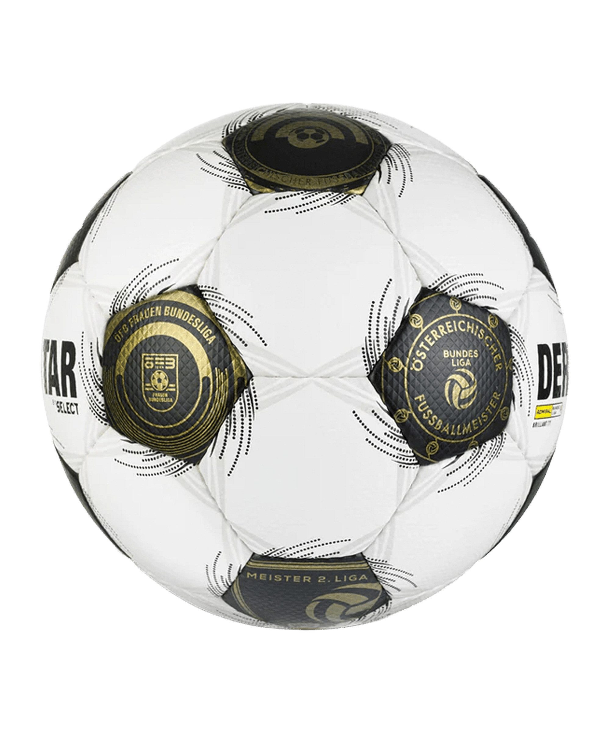 Derbystar Fußball Derbystar ÖFBL Brillant TT v26 Trainingsball Weiß, stabil