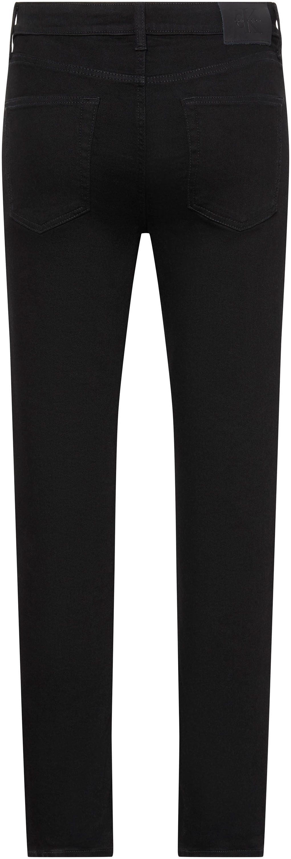 Calvin Klein Jeans Skinny-fit-Jeans SKINNY mit Leder-Badge