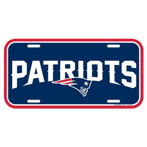 WinCraft Schmuckset NFL Kennzeichenschild New England Patriots