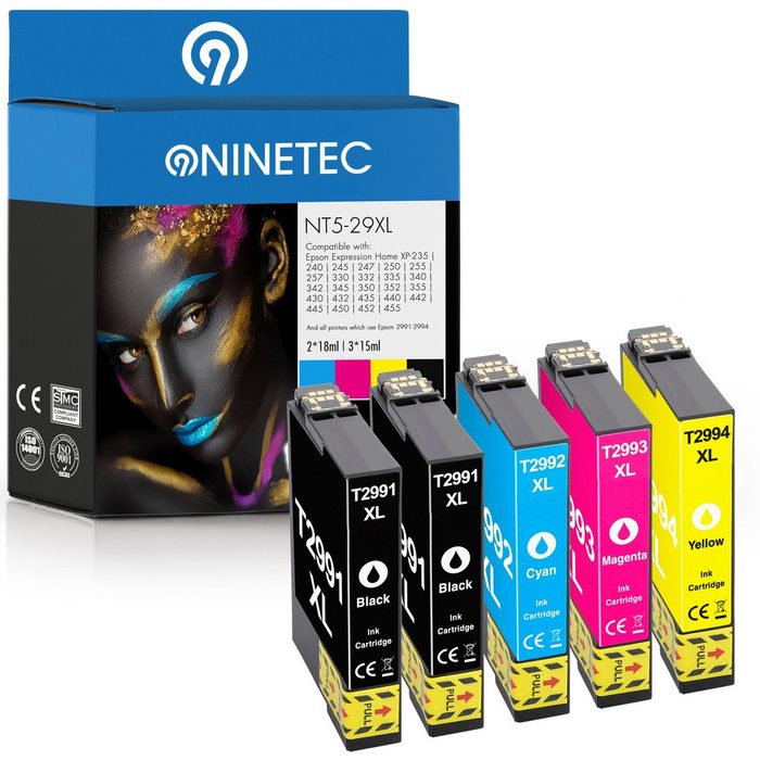 NINETEC ersetzt Epson 29XL T2991-T2994 Tintenpatrone