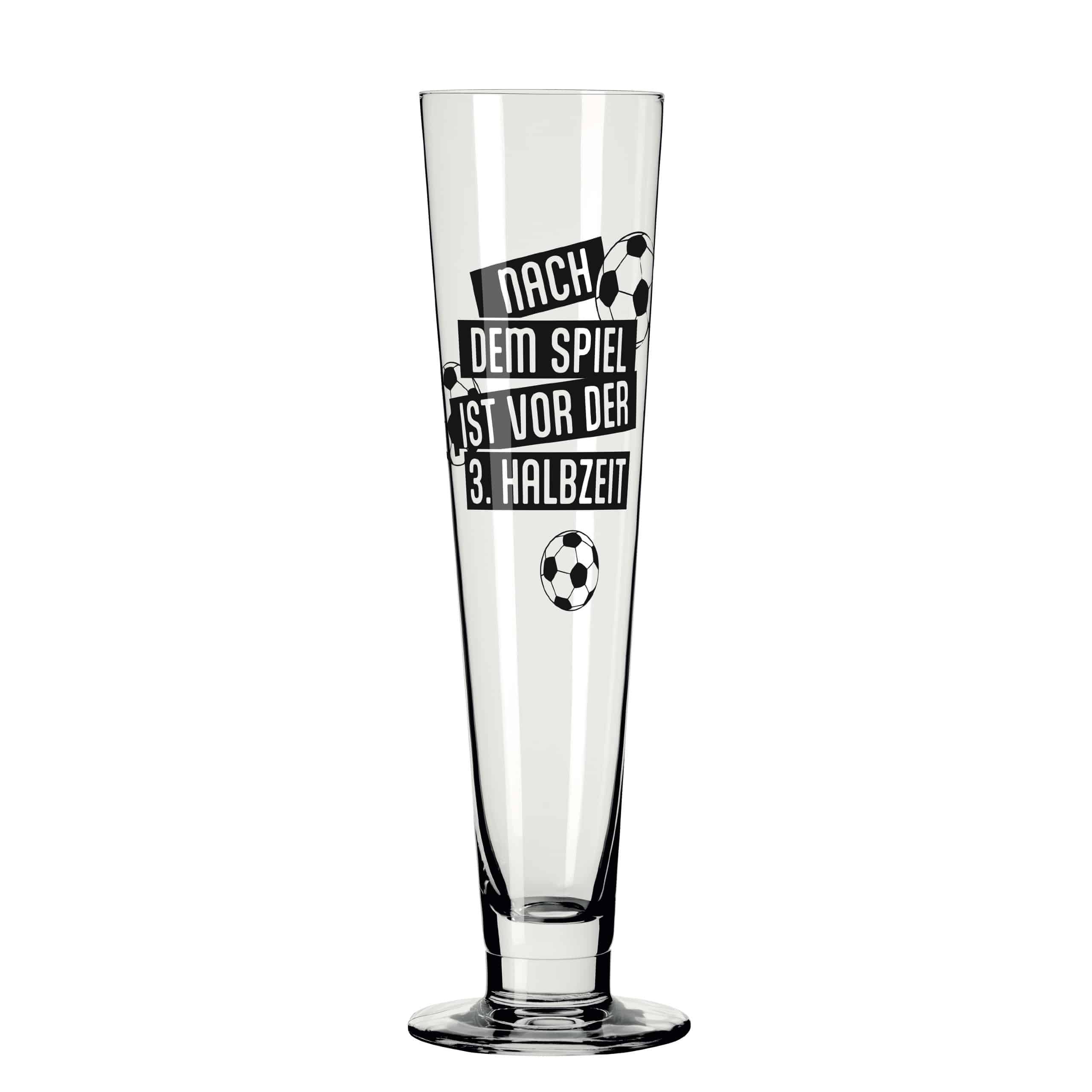 Ritzenhoff Bierglas Fußball, Kristallglas