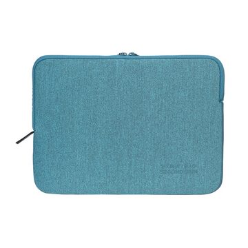 Tucano Laptop-Hülle Second Skin Mélange, Neopren Notebook Sleeve 15 - 16 Zoll, Hellblau 15,6 Zoll, 15-16 Zoll Laptops