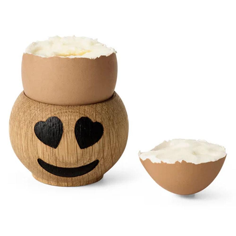 Spring Copenhagen Eierbecher Eierbecher Smiley Heart Eyes
