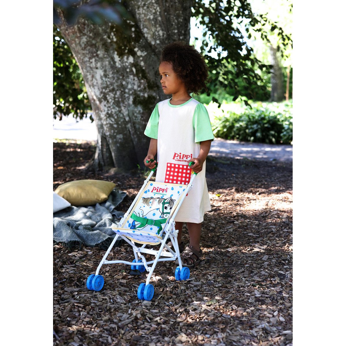 Pippi Langstrumpf Puppenwagen Kleiner Onkel Mädchen, (1-tlg)