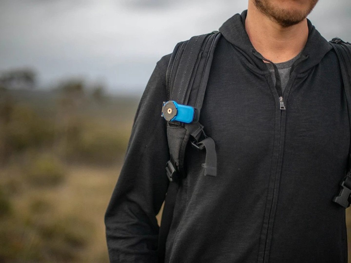 Quad Lock Handy-Halterung QUAD LOCK Belt Clip V3 Gürtel Rucksack Wandern Halte Clip Handy Halter