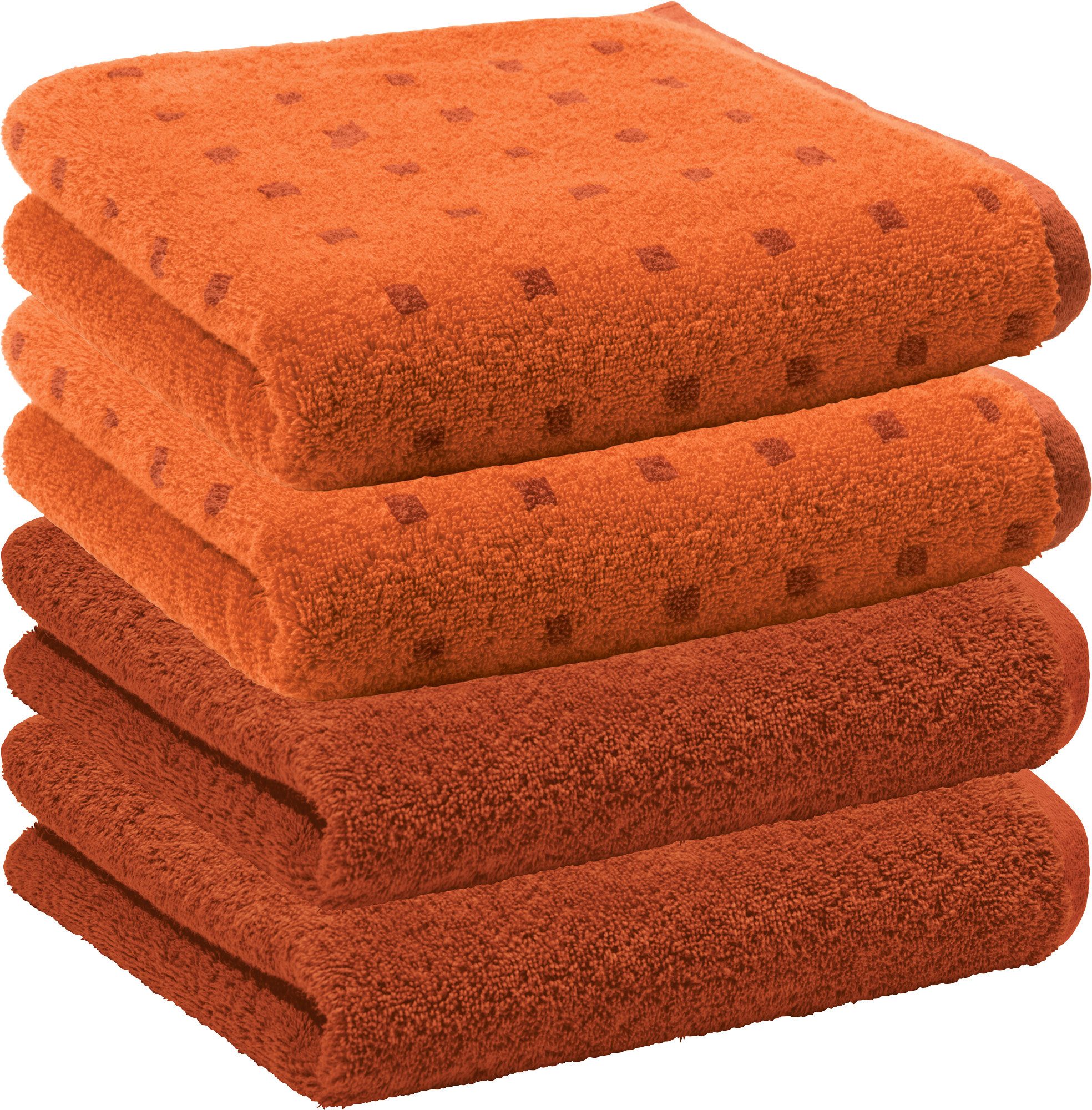 Erwin Müller Handtuch Handtuch "Sigmaringen" 4er-Pack, Frottier, Walk-Frott günstig online kaufen