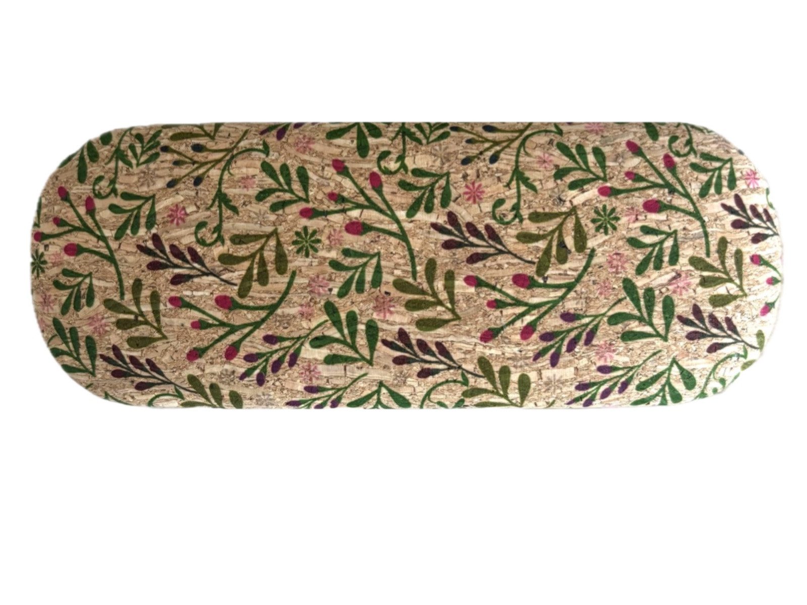 LK Trend & Style Brillenetui aus Kork mit verschiedenen Blumen Designs, in der Hartschale liegt Ihre Brille sehr sicher