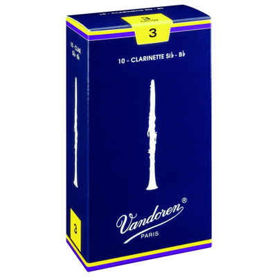 Vandoren Eb-Klarinette, Classic Bb-Klarinette 1,5 Schachtel mit 10 Blättern