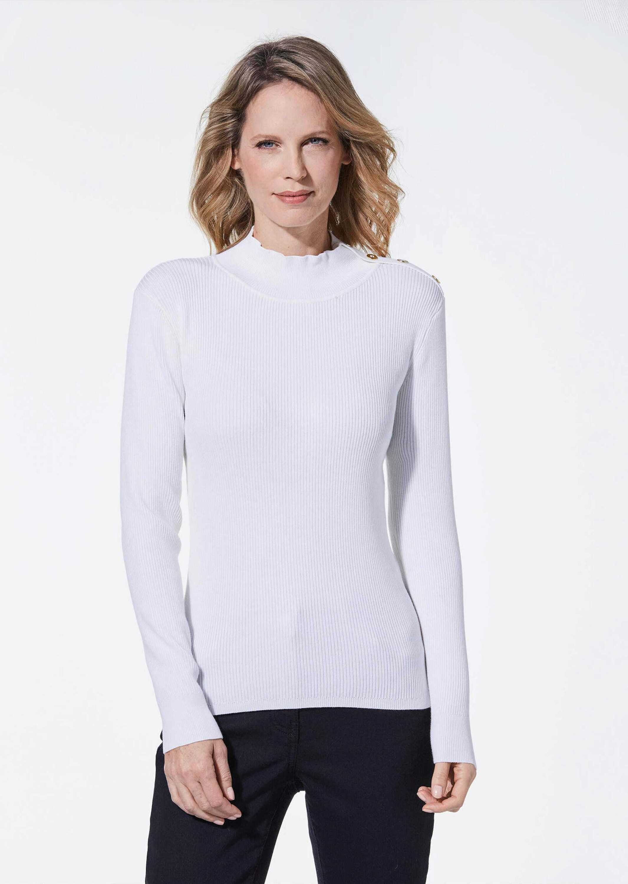 cable & gauge Strickpullover Rippenpullover günstig online kaufen