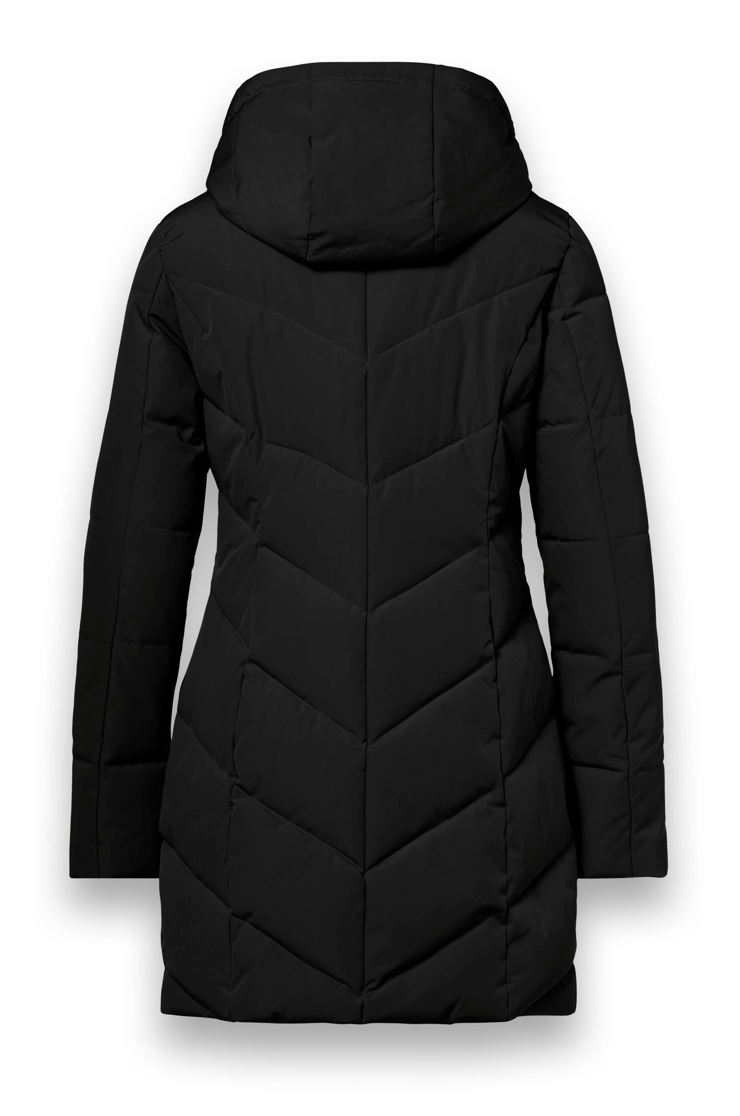 District Wintermantel Zodiac (mit Kapuze, warm, wasserabweisend) schwarz Da günstig online kaufen