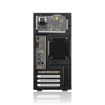Megaport PC-Komplettsystem (24", Ryzen 5 5600G 6x3,90 GHz 5600G, AMD Radeon Vega 7, 16 GB RAM, 500 GB SSD, Windows 11 Home, WLAN)