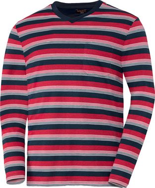 Franco Bettoni Pyjama (Spar-Set, Pyjama-Set: Langarm-Shirt und Hose) aus reinster Baumwolle