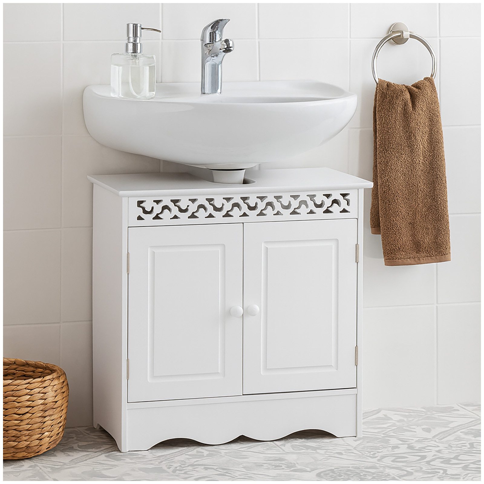 HTI-Line Waschbeckenunterschrank Waschbeckenunterschrank Miriam (Stück, 1-S günstig online kaufen