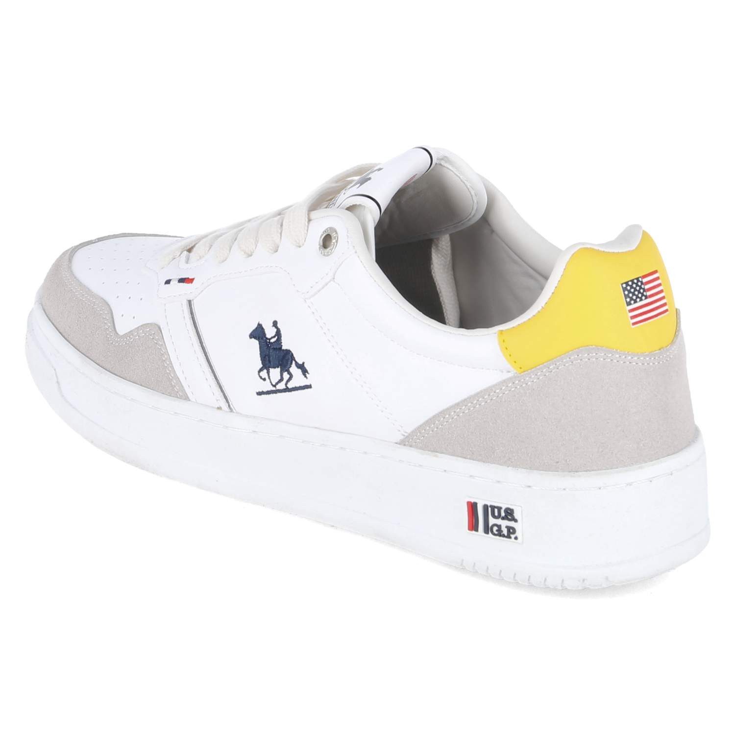 U.S. GRAND POLO U.S. Grand Polo GPM514223-1090 SP Herren Textil & Synthetik weiss Schnürschuh