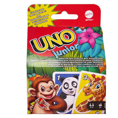 Mattel® Spiel, Mattel GKF04 - UNO Junior - Kartenspiel (refresh)