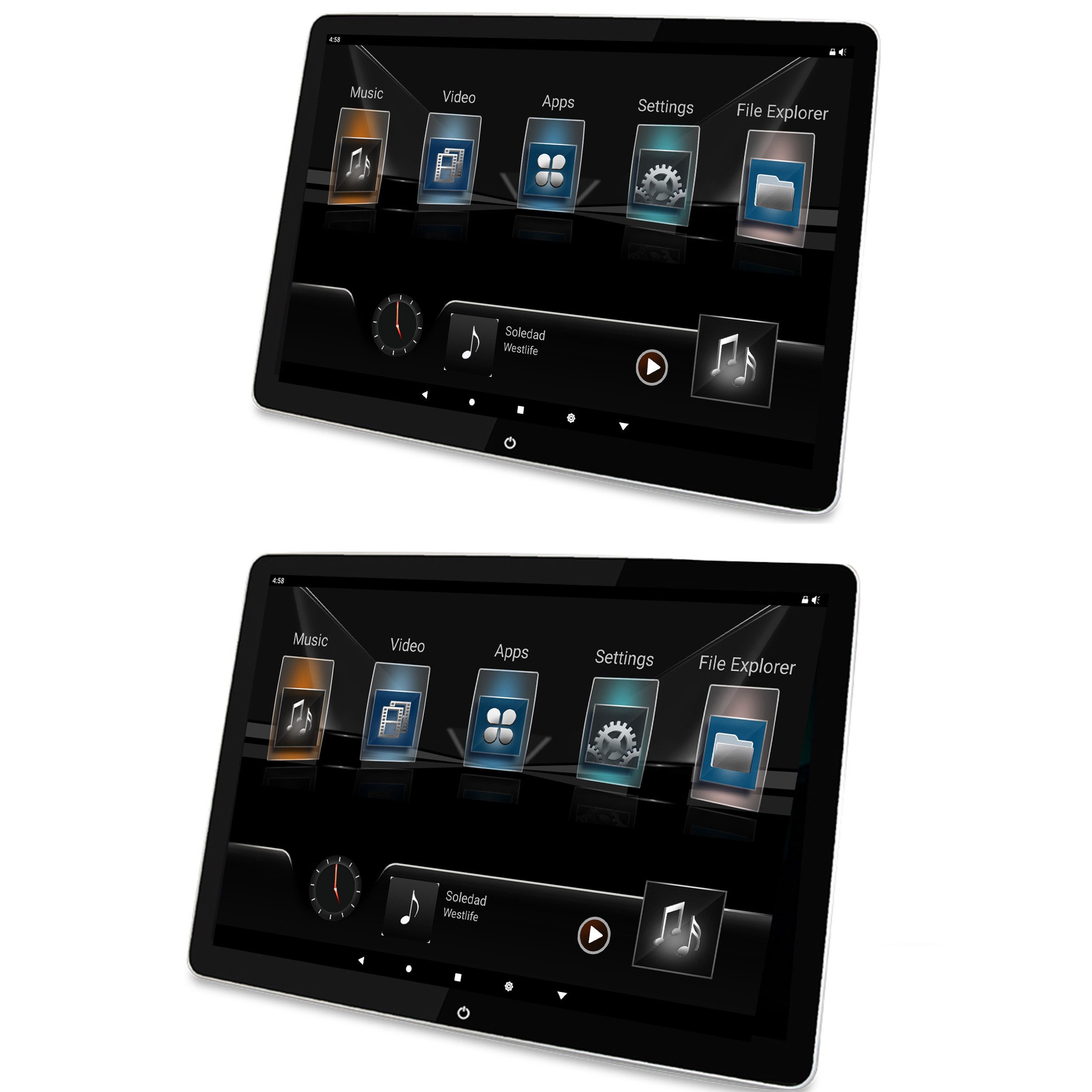 TAFFIO Für BMW 1 Set 12" Touchscreen Android Monitor 8GB+128GB WiFi+4G SIM Einbau-Navigationsgerät