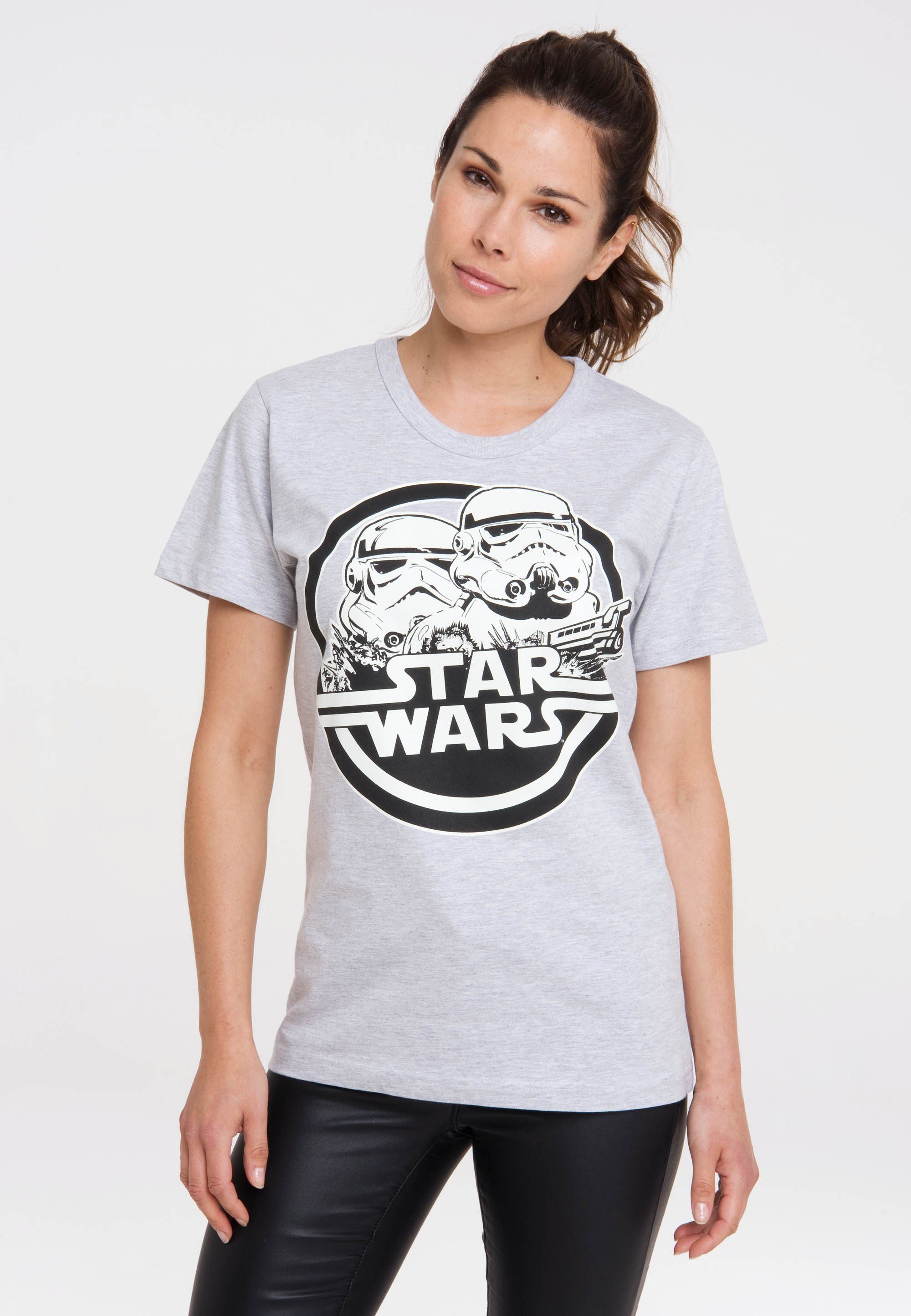 LOGOSHIRT T-Shirt Star Wars - Stormtrooper mit lizenziertem Print