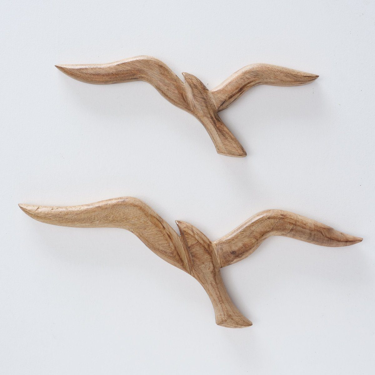 BOLTZE Wanddekoobjekt Seagull Wanddeko aus Holz, Vägel, maritimes Motiv günstig online kaufen