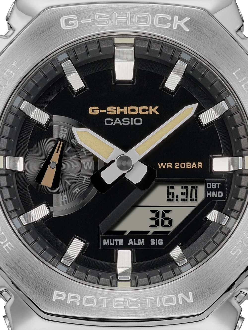 CASIO Quarzuhr Casio GM-2100C-5AER Herrenuhr G-Shock Classic 44mm 20ATM Cas günstig online kaufen