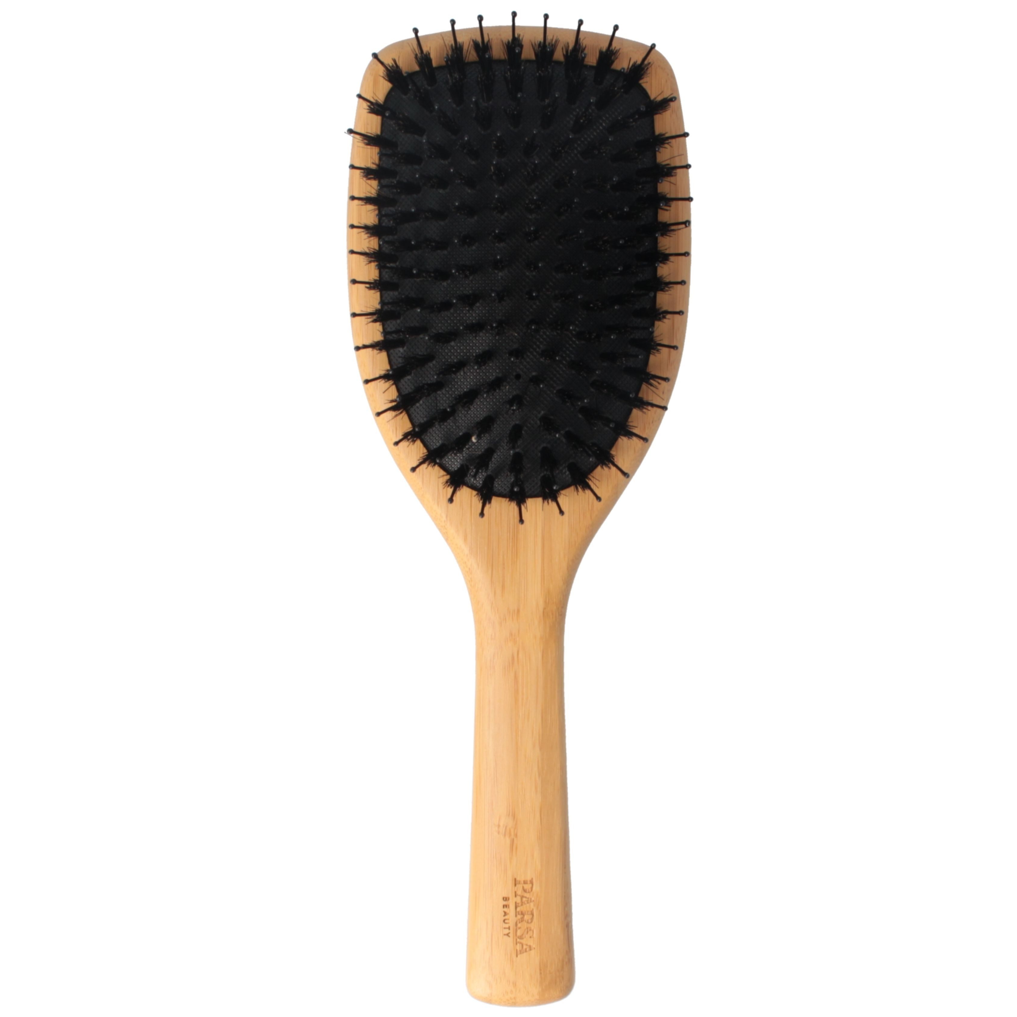 PARSA Beauty Haarbürste Sense Bambus Paddle Bürste groß mit Aloe Vera, entwirrend von PARSA Beauty