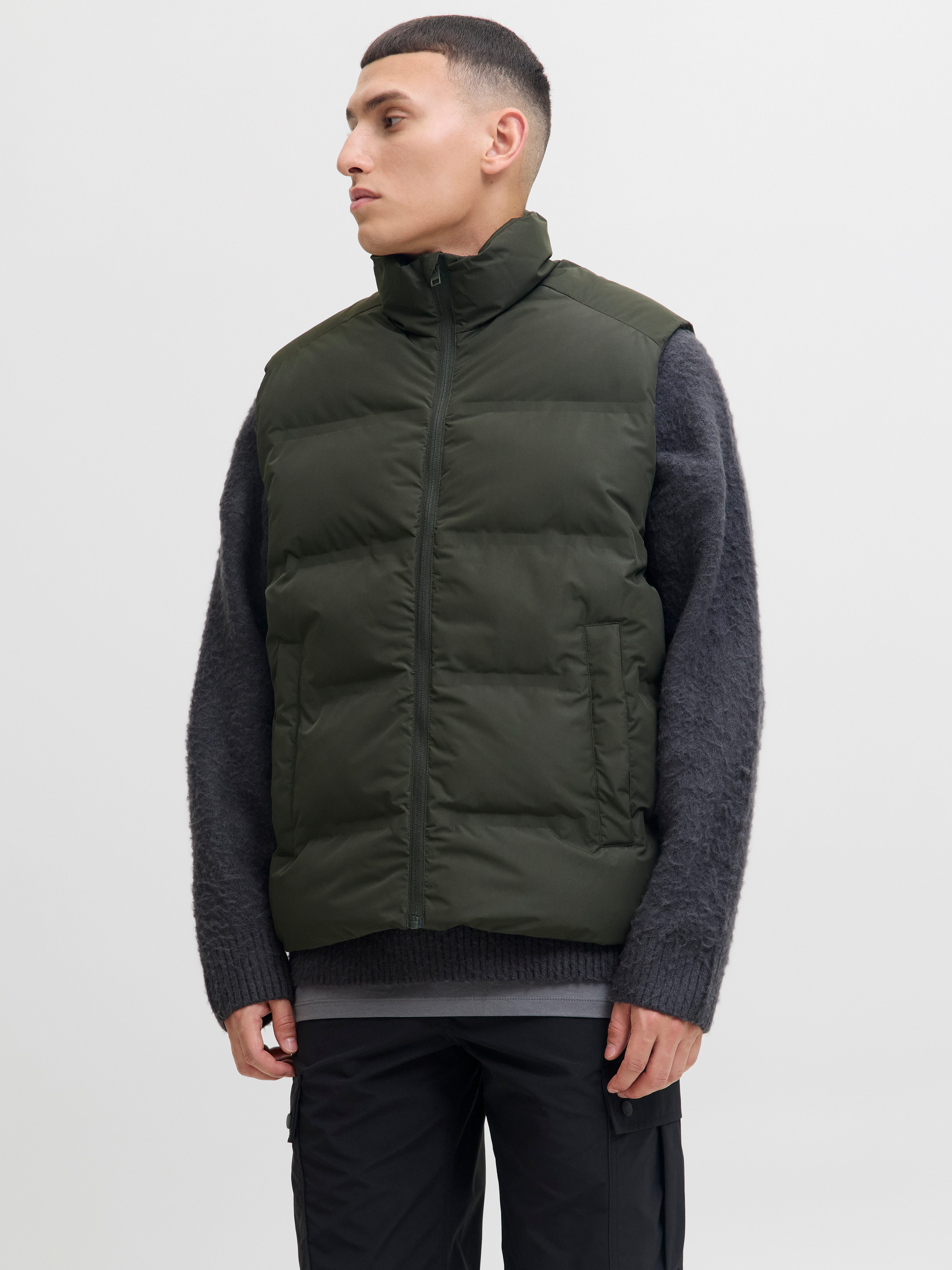 Jack & Jones Steppweste JJESOHO BODYWARMER COLLAR SN günstig online kaufen