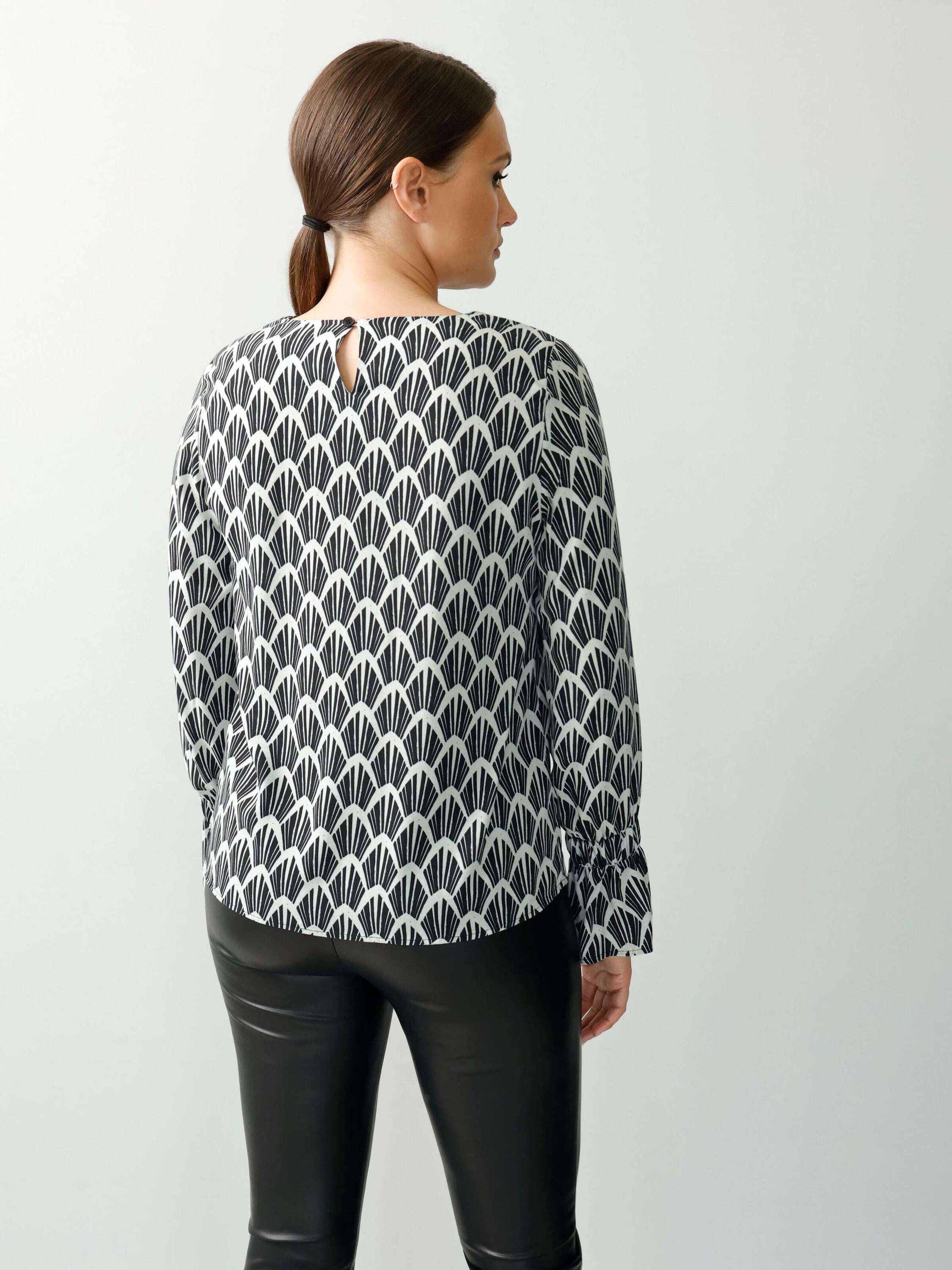 Alba Moda Schlupfbluse Bluse in Alloverprint