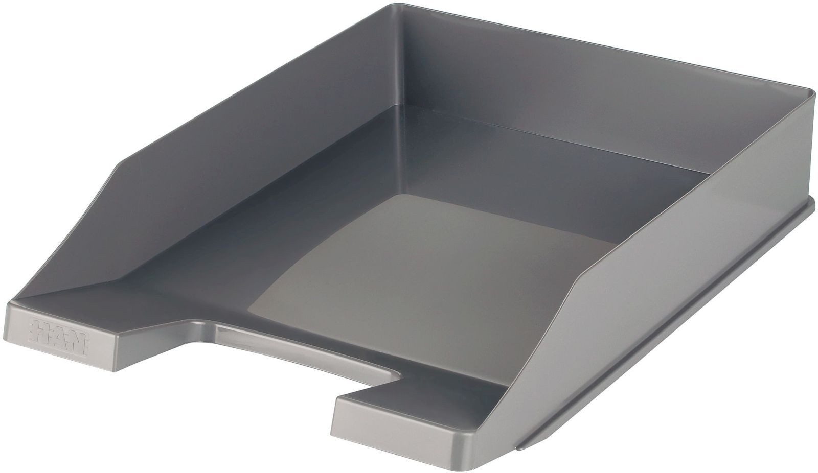 HAN-Bürogeräte Briefablage Briefablage Klassik A4/C4 stapelbar stabil modern dunkelgrau