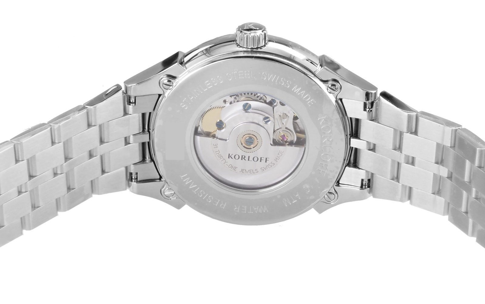 Korloff Schweizer Uhr Automatik Regulator Herrenuhr, Regulator