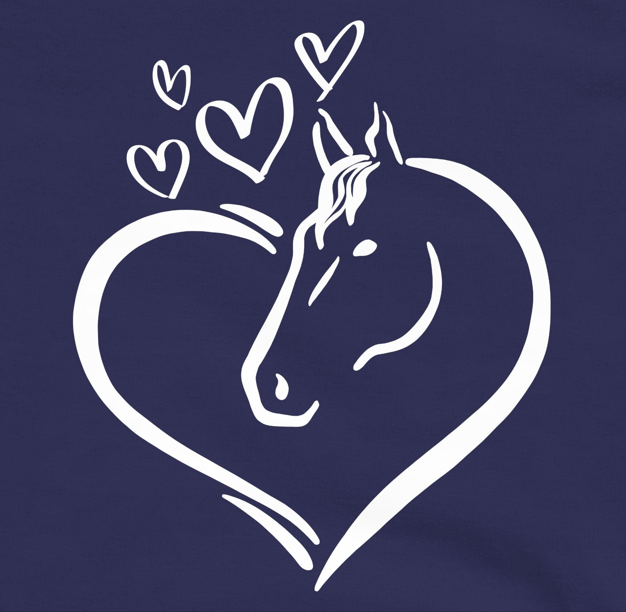 Shirtracer Hoodie Pferdeportrait Pferd