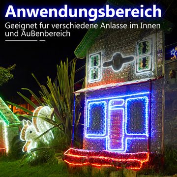 Bettizia Lichterschlauch LED Lichterschlauch Lichtschlauch Lichternetz Außen/Innen, Wasserdicht