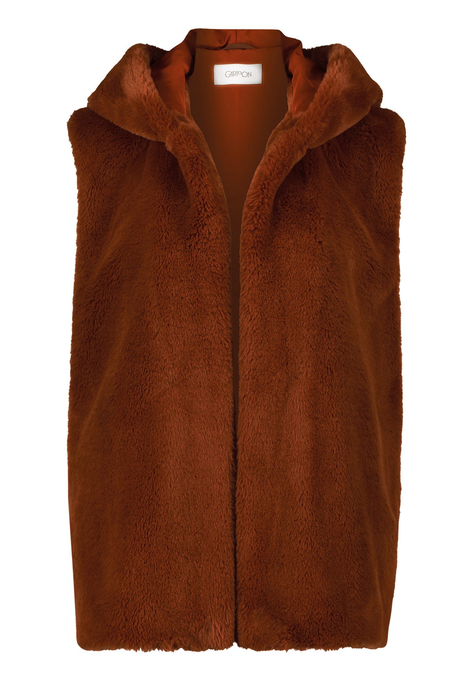 Cartoon Plüschweste Cartoon Fake Fur-Weste mit günstig online kaufen
