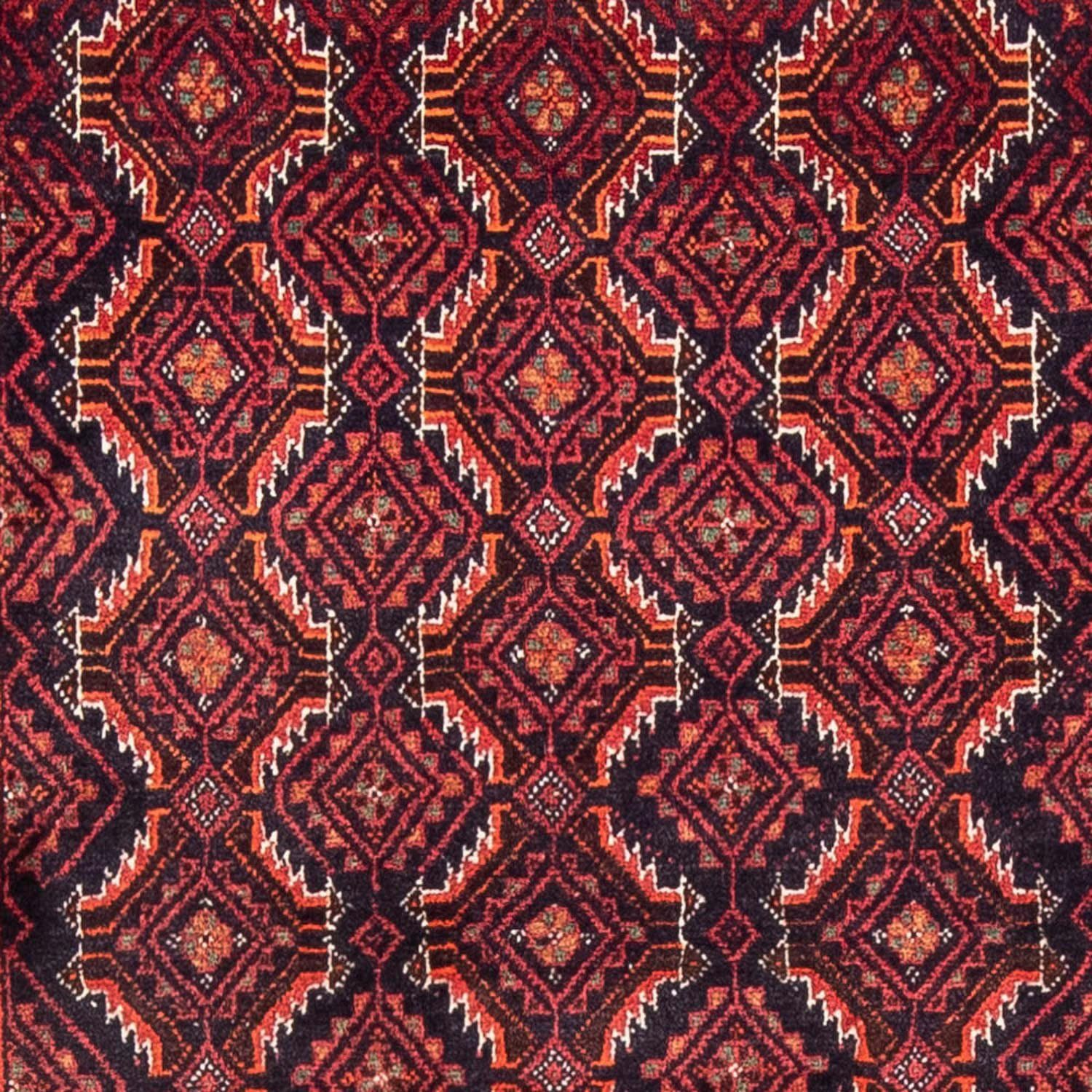 Wollteppich Belutsch Durchgemustert 170 8 cm, Handgeknüpft Rosso morgenland, mm, x rechteckig, Höhe: 94