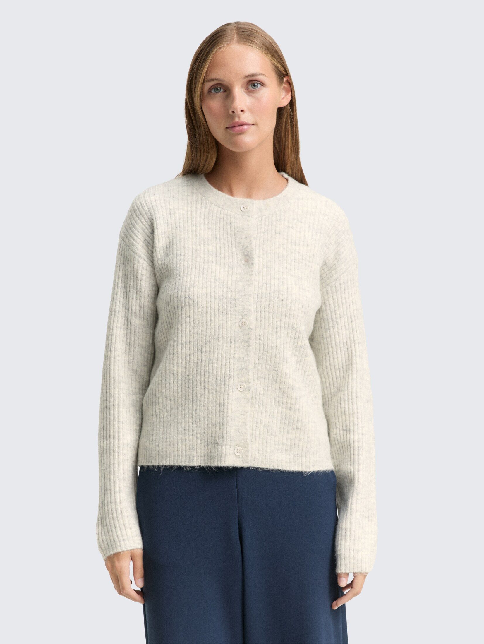 TOM TAILOR Denim Cardigan Pullover & Strickjacken Cosy Cardigan mit Rundhal günstig online kaufen
