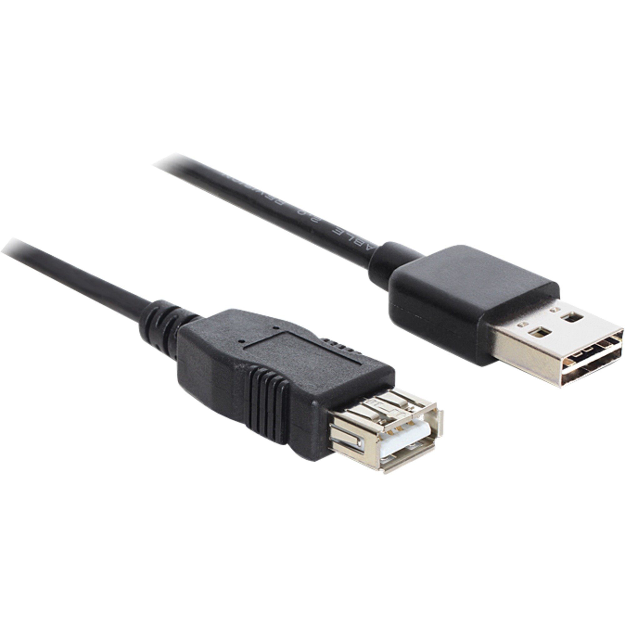 DeLOCK EASY-USB 2.0 Verlängerungskabel, USB-A Computer-Kabel