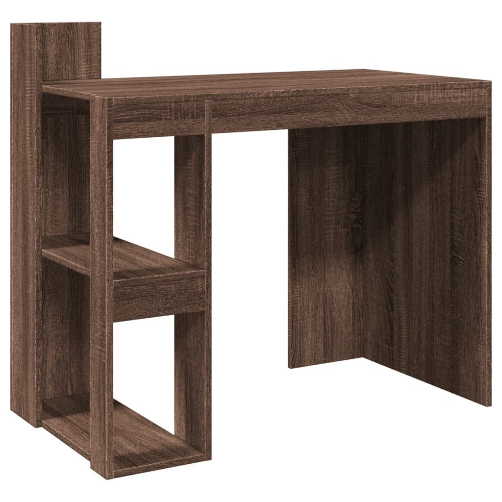 vidaXL Schreibtisch Schreibtisch Braun Eichen-Optik 103,5x56,5x94 cm Holzwerkstoff von VIDAXL