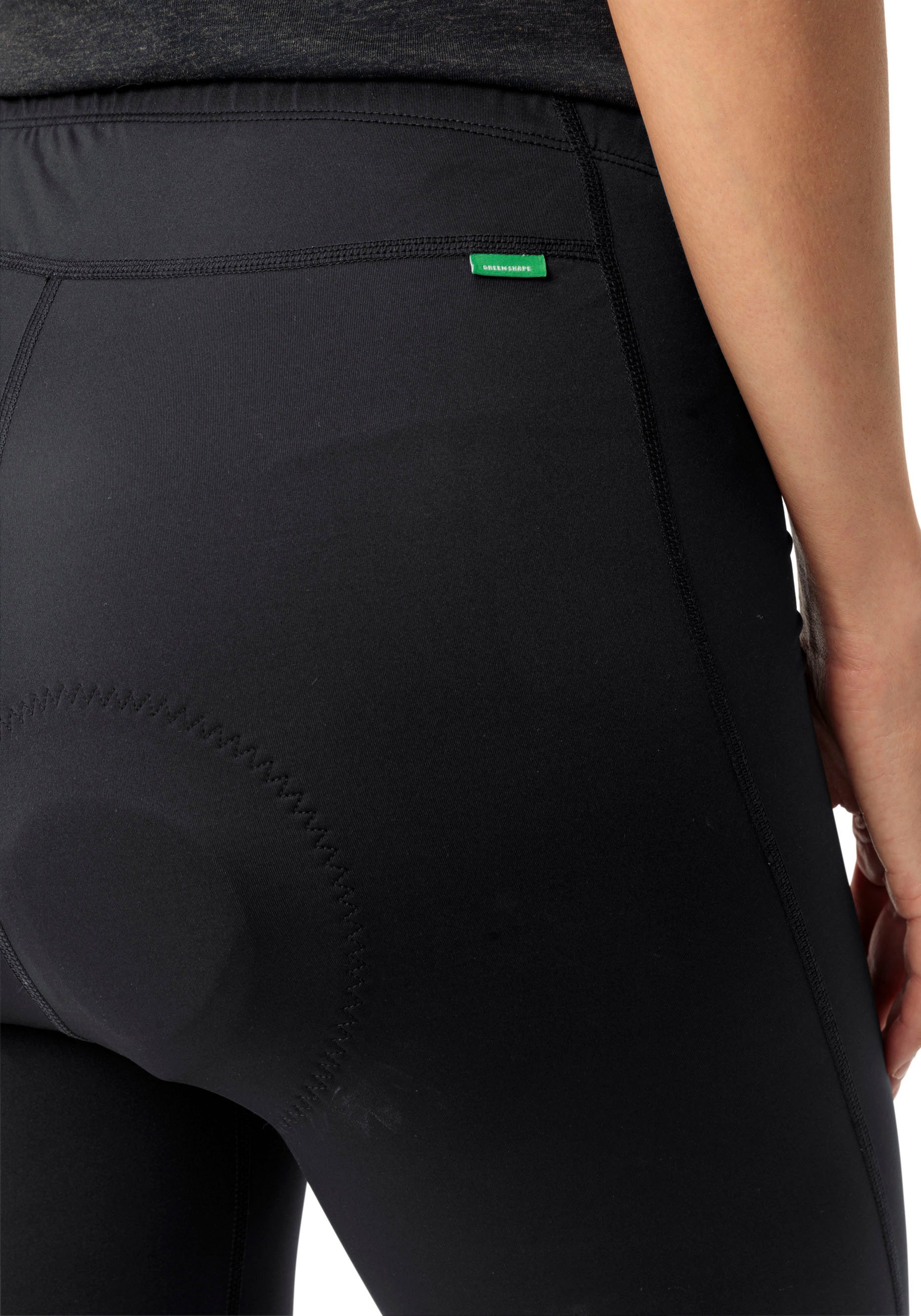 VAUDE Fahrradhose WOMEN'S MATERA TIGHTS II mit Sitzpolsterung, mit Reißverschluss, aus elastischem Polyester
