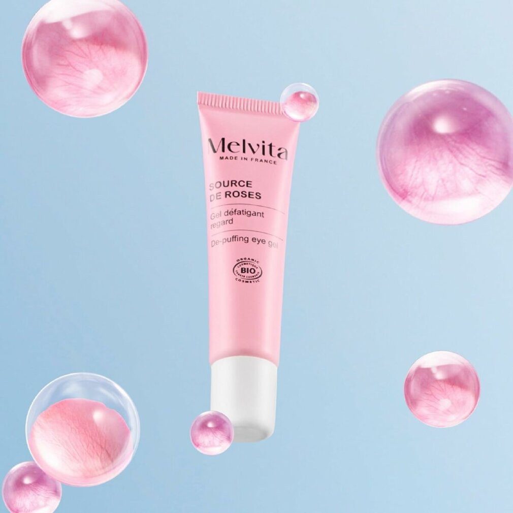 Melvita Körperpflegemittel SOURCE DE ROSES frisches Augenkontur-Gel 15 ml