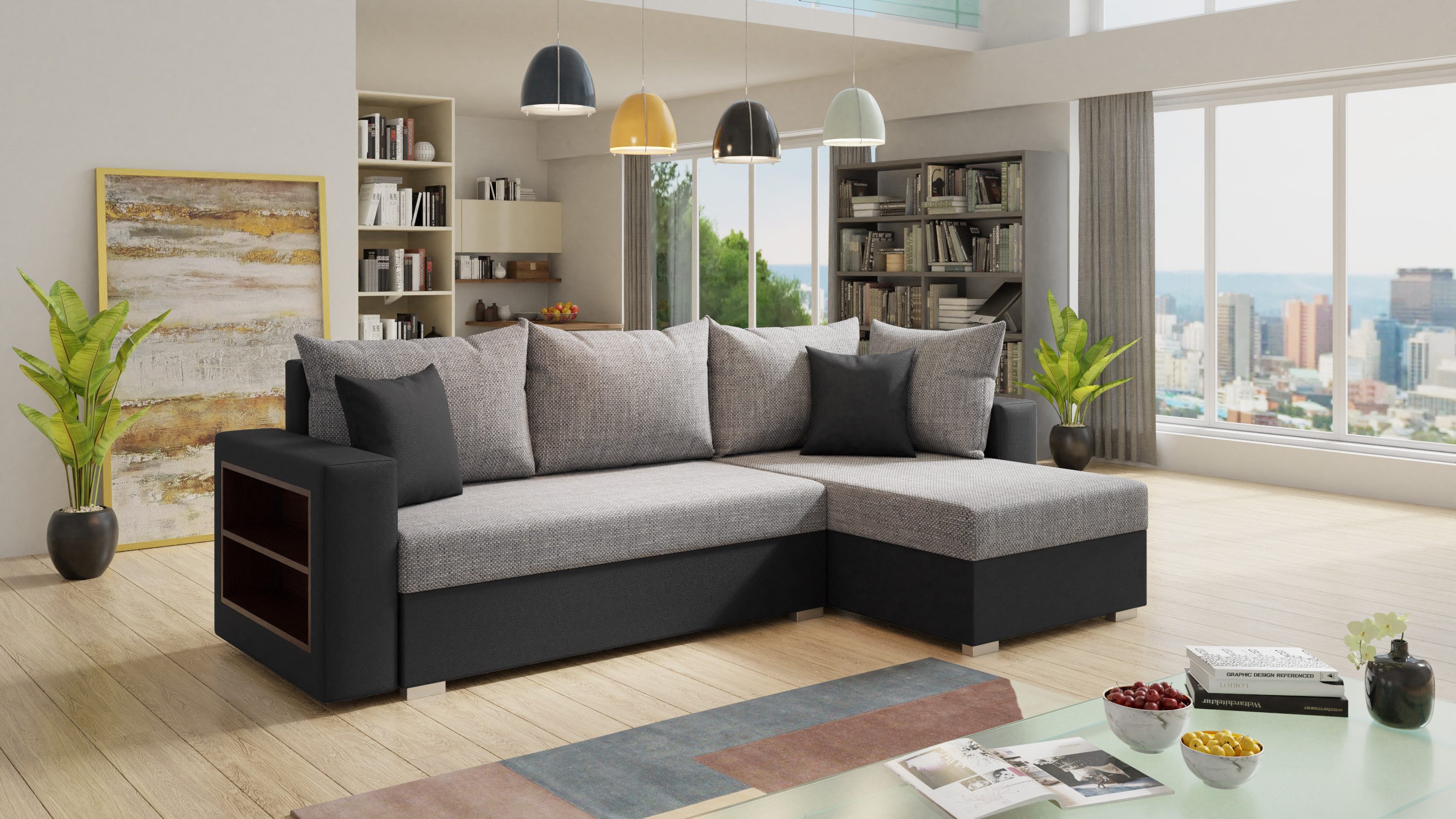 Sofnet Ecksofa Lord, mit Schlaffunktion und günstig online kaufen